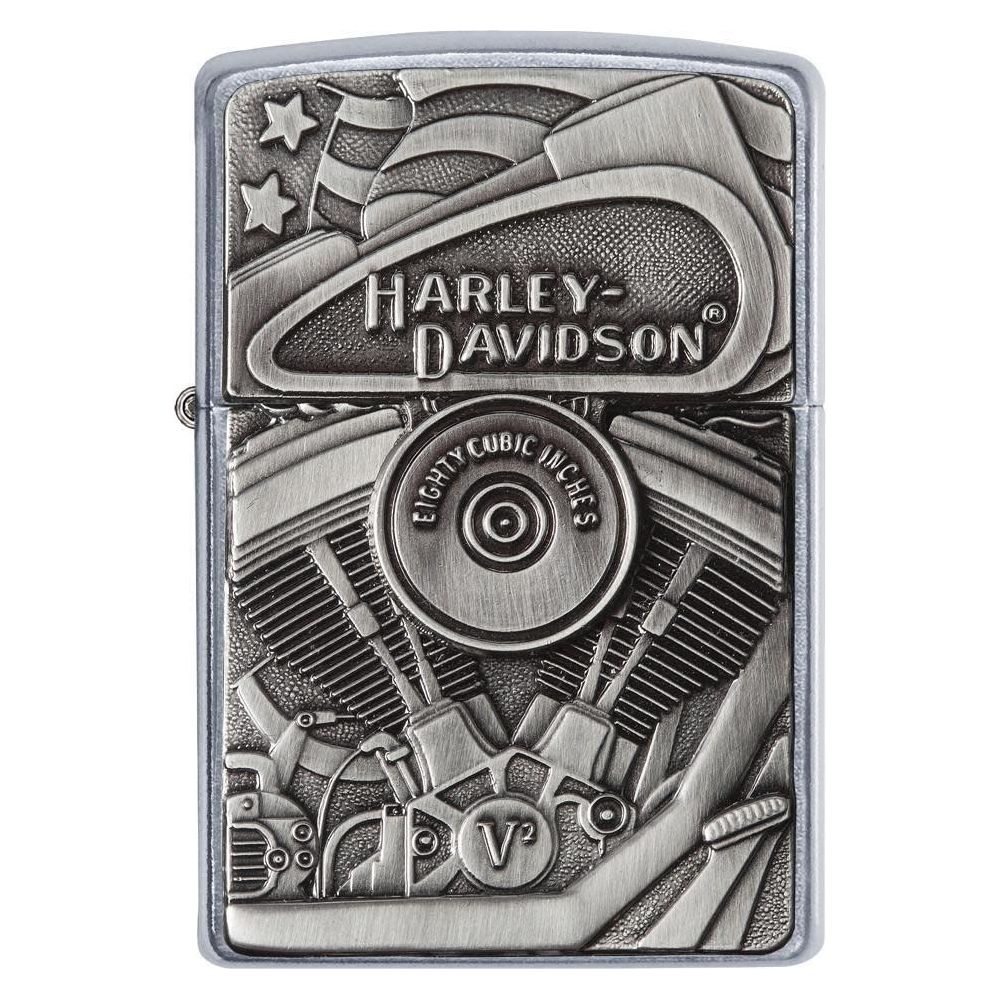 Harley-Davidson Surprise Engine Emblem - Street Chrome Finish 29266