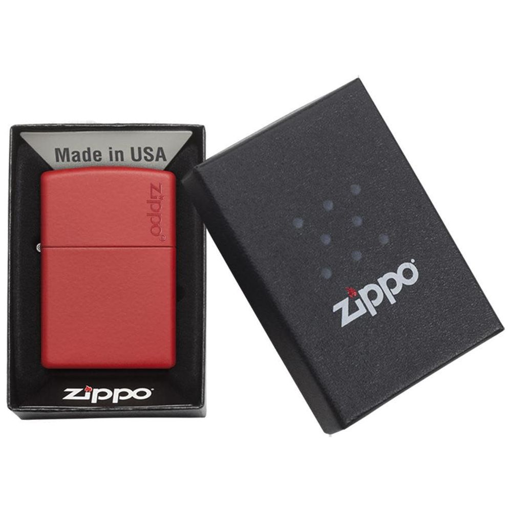 Zippo Logo - Red Matte 233ZL