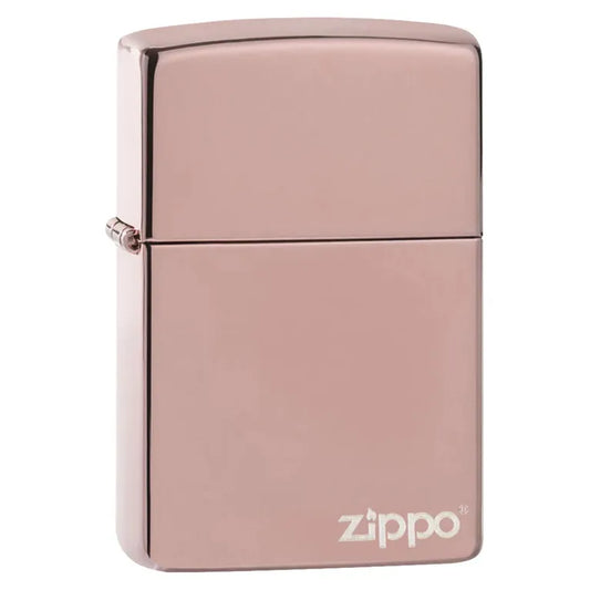 Zippo Logo - High Polish Rose Gold 49190ZL