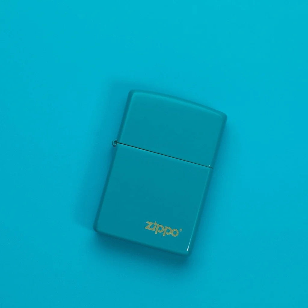 Zippo Logo - Flat Turquoise 49454ZL