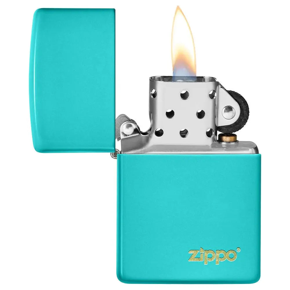 Zippo Logo - Flat Turquoise 49454ZL