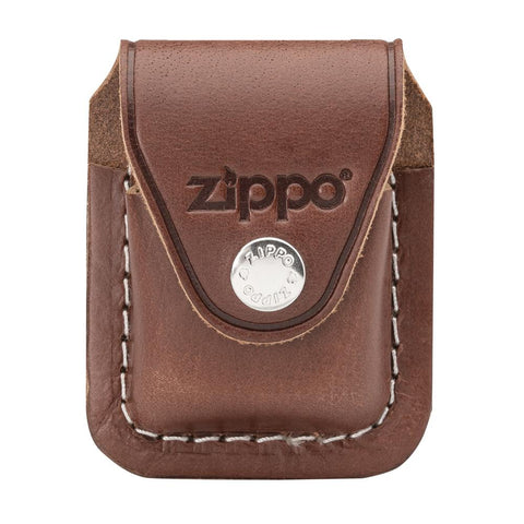 Zippo Lighter Pouch with Clip - Brown LPCB