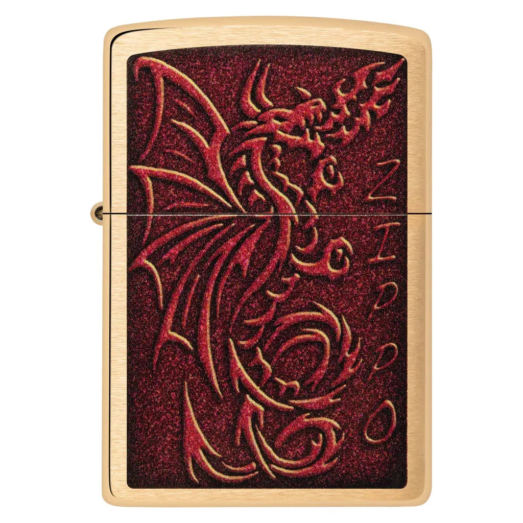 Medieval Mythological Design - Brushed Brass 48362